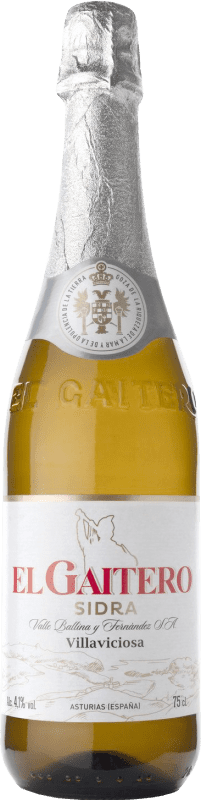 5,95 € Kostenloser Versand | Cidre El Gaitero Fürstentum Asturien Spanien Flasche 75 cl