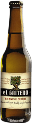 1,95 € Kostenloser Versand | Cidre El Gaitero Spanien Drittel-Liter-Flasche 33 cl