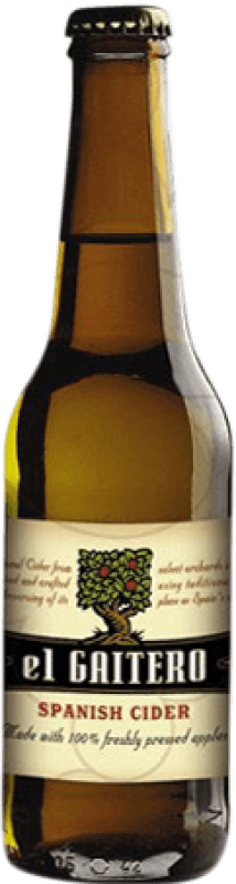 2,95 € Envío gratis | Sidra El Gaitero España Botellín Tercio 33 cl Manzana