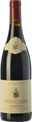 14,95 € 免费送货 | 红酒 Famille Perrin 预订 A.O.C. Côtes du Rhône 法国 Syrah, Grenache, Monastrell 瓶子 75 cl