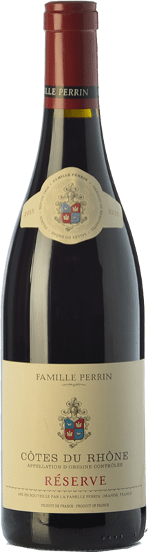 14,95 € 送料無料 | 赤ワイン Famille Perrin 予約 A.O.C. Côtes du Rhône フランス Syrah, Grenache, Monastrell ボトル 75 cl