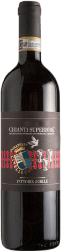 17,95 € Spedizione Gratuita | Vino Rosso Fattoria del Colle Donatella Superiore Crianza — Invecchiato in Botte D.O.C.G. Chianti Italia Bottiglia 75 cl