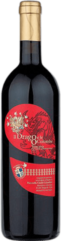 19,95 € Бесплатная доставка | Красное вино Fattoria del Colle Donatella drago le colombe 16 старения D.O.C. Italy Италия бутылка 75 cl