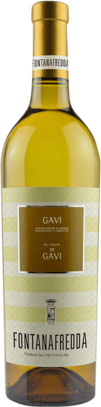 18,95 € 免费送货 | 白葡萄酒 Fontanafredda Gavi 年轻的 D.O.C. Italy 意大利 Cortese — 科尔泰塞 75 cl