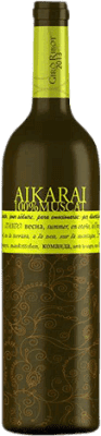 6,95 € 免费送货 | 白酒 Giró Ribot Aikarai Muscat 年轻的 D.O. Penedès 加泰罗尼亚 西班牙 Muscat 瓶子 75 cl