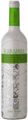 5,95 € 免费送货 | 白酒 Giró Ribot Karamba Banc de Blancs 年轻的 D.O. Penedès 加泰罗尼亚 西班牙 Macabeo, Xarel·lo, Chardonnay, Parellada 瓶子 75 cl