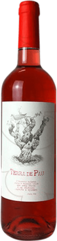 5,95 € Spedizione Gratuita | Vino Rosato Gleva Estates Terra de Pau Giovane D.O. Terra Alta Catalogna Spagna Syrah, Garnacha — Grenache, Mazuelo, Cariñena — Carignano 75 cl