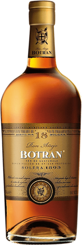 19,95 € 送料無料 | ラム Licorera Quezalteca Botran Solera 1893 グアテマラ 18 年 ボトル 70 cl