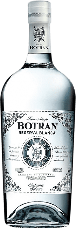 32,95 € Бесплатная доставка | Ром Licorera Quezalteca Botran Añejo Blanco Резерв Гватемала бутылка 70 cl