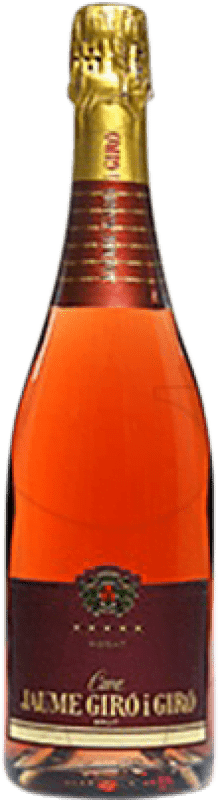 12,95 € Spedizione Gratuita | Spumante Rosato Jaume Giró i Giró Brut Giovane D.O. Cava Catalogna Spagna Pinot Nero, Trepat 75 cl