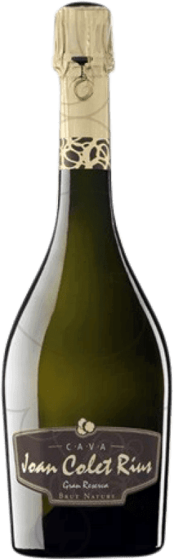 24,95 € Free Shipping | White sparkling Joan Colet Rius Brut Nature Grand Reserve D.O. Cava Catalonia Spain Macabeo, Chardonnay, Parellada Bottle 75 cl