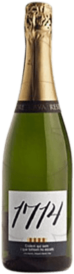 9,95 € 免费送货 | 白起泡酒 Joan Sarda 1714 Brut Nature 预订 D.O. Cava 加泰罗尼亚 西班牙 瓶子 75 cl
