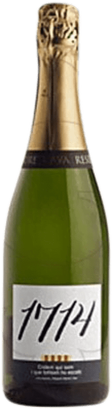 9,95 € 送料無料 | 白スパークリングワイン Joan Sarda 1714 ブルットの自然 予約 D.O. Cava カタロニア スペイン ボトル 75 cl