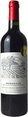 10,95 € Бесплатная доставка | Красное вино La Cave de Quinsac Château de Bessanes старения A.O.C. Bordeaux Франция Merlot, Cabernet Sauvignon, Cabernet Franc бутылка 75 cl