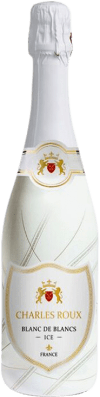 9,95 € Envio grátis | Espumante branco Veuve Ambal Charles Roux Ice Blanc de Blancs Demi-sec A.O.C. Bourgogne Borgonha França Chardonnay Garrafa 75 cl