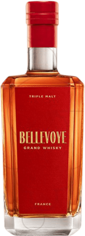 66,95 € Free Shipping | Whisky Single Malt Les Bienheureux Bellevoye Rouge France Bottle 70 cl