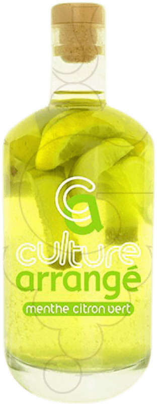 27,95 € Бесплатная доставка | Ликеры Les Rhums de Ced Culture Arrangé Menthe Citron Vert Licor Macerado Франция бутылка 70 cl