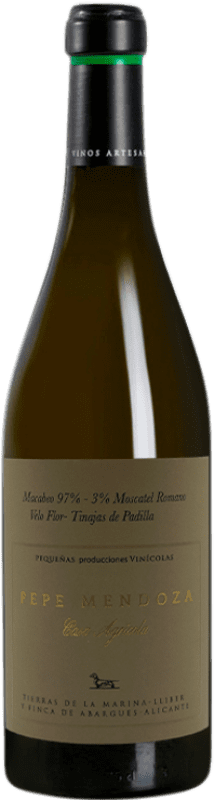 19,95 € 送料無料 | 白ワイン Pepe Mendoza Pequeñas Producciones Macabeo Moscatel D.O. Alicante バレンシアのコミュニティ スペイン Macabeo, Muscat ボトル 75 cl