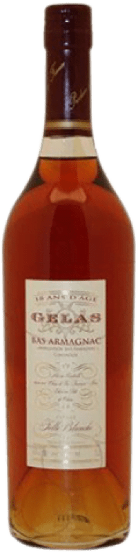 67,95 € Kostenloser Versand | Armagnac Gelás Folle Blanche Frankreich 18 Jahre 70 cl