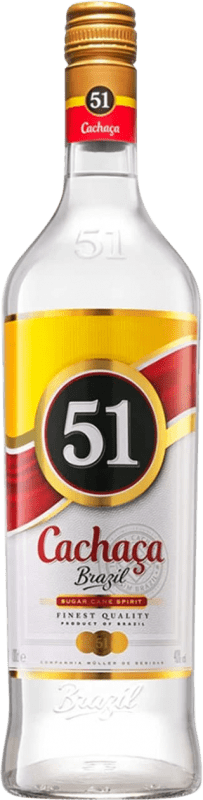 18,95 € Бесплатная доставка | Cachaza Müller Cachaça 51 Бразилия бутылка 1 L