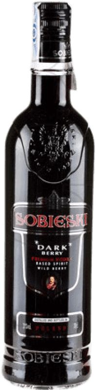 38,95 € Free Shipping | Vodka Marie Brizard Sobieski Dark Berry Poland Bottle 70 cl