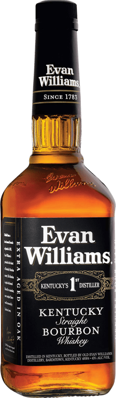 17,95 € Envio grátis | Whisky Bourbon Marie Brizard Evan Williams Estados Unidos Garrafa 70 cl