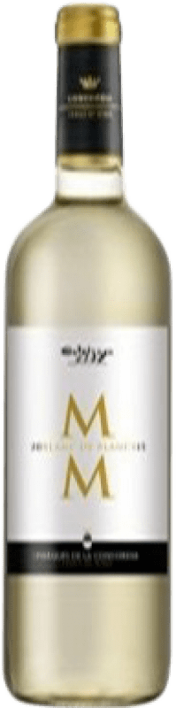 2,95 € Envío gratis | Vino blanco Marqués de La Concordia MM Blanc de Blancs Joven D.O. Catalunya Cataluña España Macabeo, Xarel·lo, Parellada Botella 75 cl