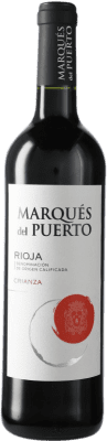 9,95 € Envío gratis | Vino tinto Marqués del Puerto Crianza D.O.Ca. Rioja La Rioja España Botella 75 cl