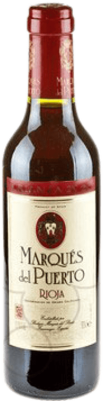 3,95 € Free Shipping | Red wine Marqués del Puerto Aged D.O.Ca. Rioja The Rioja Spain Half Bottle 37 cl