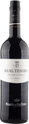 10,95 € Бесплатная доставка | Крепленое вино Marqués del Real Tesoro PX D.O. Jerez-Xérès-Sherry Andalucía y Extremadura Испания Pedro Ximénez бутылка 75 cl