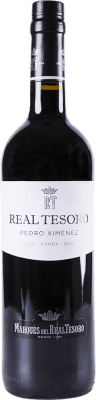 10,95 € Бесплатная доставка | Крепленое вино Marqués del Real Tesoro PX D.O. Jerez-Xérès-Sherry Andalucía y Extremadura Испания Pedro Ximénez бутылка 75 cl