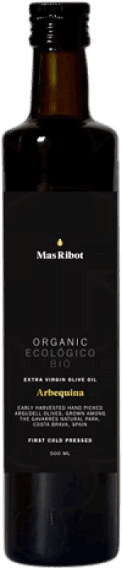 18,95 € Free Shipping | Olive Oil Mas Ribot EVOO Extra Virgin Spain Arbequina Medium Bottle 50 cl