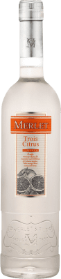 25,95 € Envío gratis | Triple Seco Merlet Trois Citrus Francia Botella 70 cl