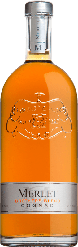 39,95 € Envio grátis | Cognac Conhaque Merlet Brothers Blend França Garrafa 70 cl