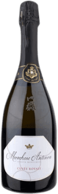 29,95 € 送料無料 | 白スパークリングワイン Montenisa Antinori Cuvée Royale Brut 予約 D.O.C. Italy イタリア Pinot Black, Chardonnay, Pinot White ボトル 75 cl