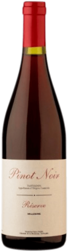 24,95 € Envío gratis | Vino tinto Mont Le Vieux Tartegnin Suiza Pinot Negro Botella 75 cl