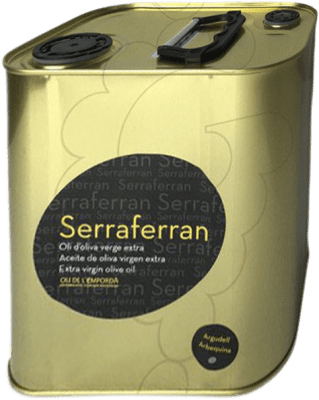 57,95 € Envío gratis | Aceite de Oliva Oli de Ventallo Serraferran España Lata Especial 2,5 L