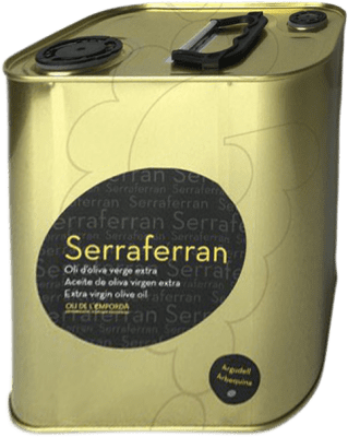 57,95 € Spedizione Gratuita | Olio d'Oliva Oli de Ventallo Serraferran EVO Extra Vergine Spagna Lattina Speciale 2,5 L
