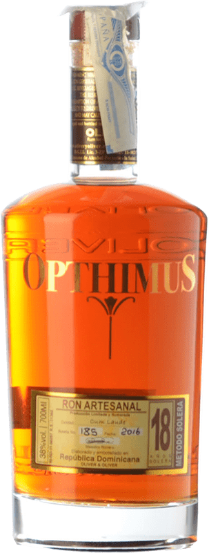 62,95 € 送料無料 | ラム Oliver & Oliver Opthimus ドミニカ共和国 18 年 ボトル 70 cl