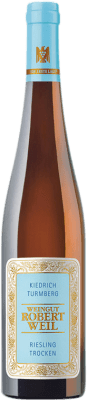 39,95 € Бесплатная доставка | Белое вино Robert Weil Kiedrich Turmberg Trocken Q.b.A. Rheingau Rheingau Германия Riesling бутылка 75 cl
