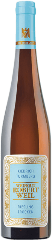 48,95 € Envío gratis | Vino Blanco Robert Weil Kiedrich Turmberg Trocken — Seco Q.b.A. Rheingau Rheingau Alemania Riesling 75 cl