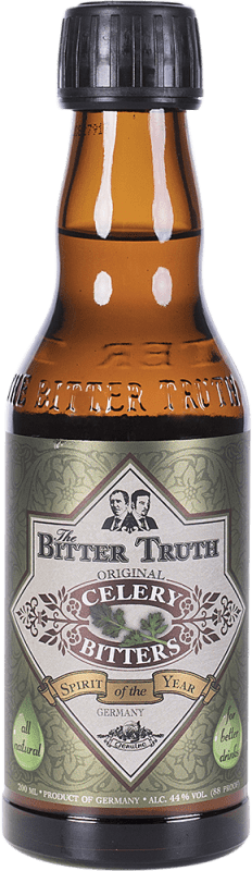 29,95 € Envio grátis | Schnapp Bitter Truth Celery Alemanha Garrafa Pequena 20 cl