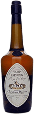 75,95 € Envio grátis | Calvados Christian Drouin. Very Superior Old Pale VSOP França Garrafa 70 cl