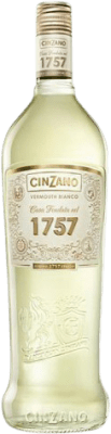 14,95 € Бесплатная доставка | Вермут Cinzano 1757 Bianco Италия бутылка 1 L