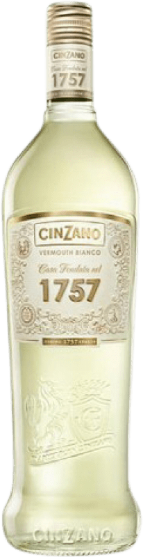 14,95 € Spedizione Gratuita | Vermut Cinzano 1757 Bianco Italia Bottiglia 1 L
