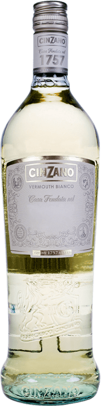 15,95 € Envío gratis | Vermut Cinzano 1757 Bianco — Blanco Italia 1 L