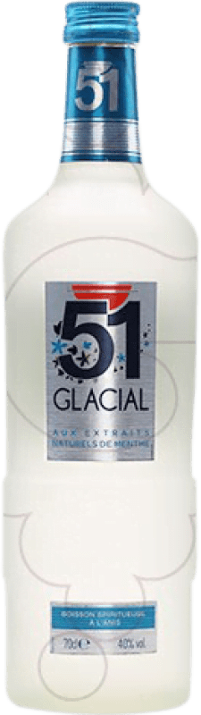 10,95 € Envio grátis | Pastis Pernod Ricard 51 Glacial França 70 cl Anis