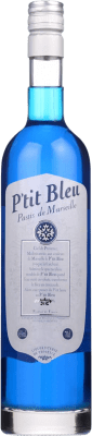 18,95 € Envío gratis | Pastis Petit Bleu Francia Botella 70 cl