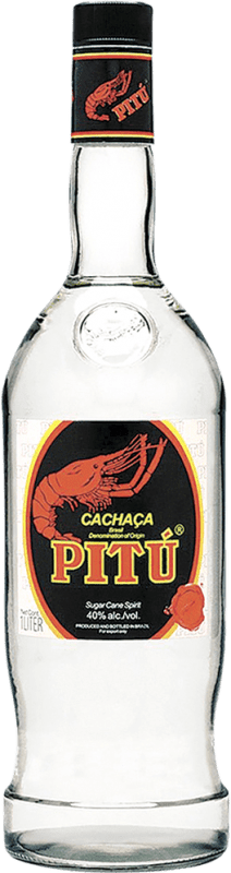 19,95 € Free Shipping | Cachaça Pitú Brazil Bottle 1 L