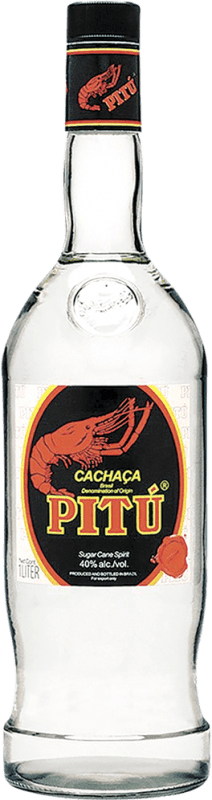 19,95 € 免费送货 | Cachaza Pitú 巴西 瓶子 1 L